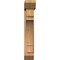 Ekena Millwork Merced Slat Smooth Bracket w/ Offset Brace, Western Red Cedar, 7 1/2"W x 32"D x 44"H BKT0806X32X44MRC06SWR - alternate 2